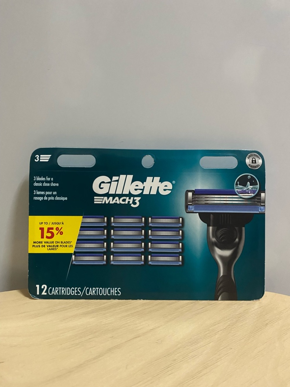Gillette Mach3 Mens Razor Refill 12